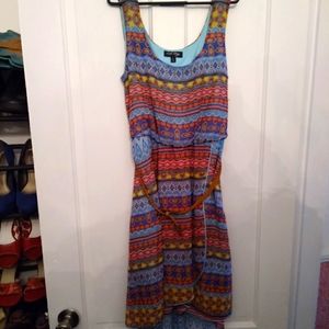 Love Reign Multi-color High-Low Dress